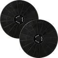 vhbw 2x Aktivkohlefilter kompatibel mit Klarstein Limelight 10034975, 10034976, 10034977, 10034978, 10041132, 10041133 Dunstabzugshaube - 16 cm