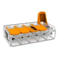 WAGO GmbH& Co. KG Compact-Verbindungsklemme 5-Leiter bis 6qmm 221-615, 15 Stück
