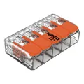 WAGO 221-615 Splicing Connector with Levers 5-Conductor 0.5-6 mm² 41 A