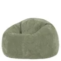 Icon Kingston Sitzsack Cord, Salbeigrün, Sitzsack Erwachsene mit Füllung, Bean Bag, Cord Sessel, Lounge Sessel, Lounge Stuhl, Schlafzimmer, Wohnzimmer, Wohnzimmer Möbel