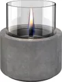 Tenderflame Tischfeuer Lotus 12 Concrete Ceramic – Elegantes Feuer für stilvolle Abende