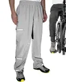 Valkental® Ultimative Regenhose für Radfahrer – Unisex – Leichte Überhose mit innovativem Klettsystem – 10.000mm Wassersäule – Verstellbare Weite & Länge – Reflektierende Fahrradhose Damen & Herren