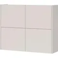 Livetastic Schuhschrank Gw-Binetto, Eiche, Kaschmir, Holzwerkstoff, 3 Fächer, 97x79x27 cm, Made in Germany, hängend, Garderobe, Schuhaufbewahrung, Schuhschränke