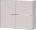 Germania Schuhschrank 1932-605 GW-Binetto, in Kaschmir/Eiche, mit Push-to-Open Funktion, 97 x 79 x 27 cm (BxHxT)