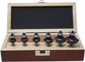 6teiliges HM Abrundfräser Oberfräser Set Z=2 Schaft 8,0 mm R2,R3,R4,R6,R8,R10
