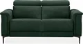 2-Sitzer OTTO HOME "Lund, mit Relaxfunktion und Kopfteilverstellung", grün (dunkelgrün), B:160cm H:97cm T:100cm