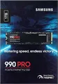 Samsung 990 PRO NVMe SSD 1 TB M.2/PCIe 4.0 TLC7.450 MB/s Neu original versiegelt