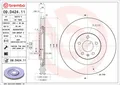 BREMBO 2x Bremsscheibe hinten Ø350 mm Innenbelüftet für Audi Q7 4M 3.0 TDI SQ7