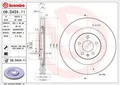 2x BREMBO 09.D424.11 Bremsscheibe für AUDI HONDA VW