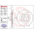 2x Bremsscheibe BREMBO 09.D424.11 passend für AUDI