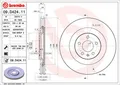 2 x BREMBO 09.D424.11 Bremsscheibe für AUDI,AUDI (FAW),HONDA,VW
