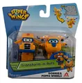 Super Wings Donnie und Poppan Transform-a-Bots Wheels Transformer Truck Figuren