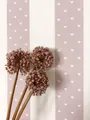 NEWROOM Vliestapete Rosé Weiß Herzen Streifen Kinder Kinderzimmer Babyzimmer