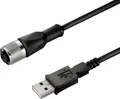 Weidmüller 1288820300 Sensor-/Aktor-Datensteckverbinder, konfektioniert M12 Stecker, gerade 3.00m P
