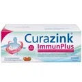 Curazink® ImmunPlus – Veganes Nahrungsergänzungsmittel zur Unterstützung des Immunsystems, Zinkcitrat
