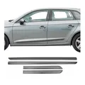 Türschutzleiste Seitentürleiste für Seat Alhambra 2010-2020 Chrom Dunkel 4x