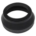 vhbw Gegenlichtblende kompatibel mit Panasonic Lumix G 14mm f/2.5 ASPH, 20mm f/1.7 ASPH - Weitwinkel-Streulichtblende, Matt-Schwarz, Gummi, Rund