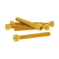 Schraubensatz 6 Stück Innensechskant Alu Gold - M6X45 für Tauris Ducati