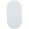 Relaxdays Badewannenmatte Steinoptik Weiß