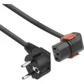 ACT AK5256 Stromkabel Schwarz 2 m CEE7/7 C13-Koppler (AK5256)