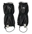 Tatonka Gaiter Ripstop Short Light - wasserdichte Gamaschen mit Sohlenfixierung und Reißverschluss - Inklusive Packbeutel - Schützen Schuhe und Hosenbeine beim Wandern und Trekken (Black)