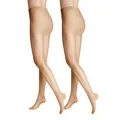 Hudson Damen Strumpfhosen Lilly Lafina 15 2-Pack transparent matt 15 DEN Teint 0010 36-40