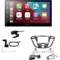 Pioneer SPH-DA160DAB 2-DIN Autoradio Apple CarPlay Android Auto Bluetooth DAB USB passend für Ford Tourneo Custom, Transit Custom ab 2012 Piano an...
