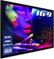 eSmart Professional MIRALE Tageslicht-Rahmen Leinwand Grau 186 x 105 cm (84") 16:9 121078438
