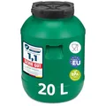 Garronda 20 Liter Weithalsfass aus BPA-freiem Futtertonne Fass Universalfass Lebensmittel Fass Regenfass für Garten Regentonne mit Deckel Regenwassertonne für Garten Wassertonne GD-0078, Grün