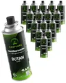 CAMPLORA 16x 227g Butan Gaskartuschen mit MSF-1a Ventil für Grill, Campingkocher, Gasheizung, Gaskocher, camping gas, gaskartusche, Gaskartuschen 227g, Gasflasche butane gas cartridges