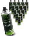 (7,68 EUR/kg) 16x 227g Butan Gaskartuschen Ventilkartusche Bajonett MSF1a MSF-