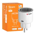 SONOFF S60ZBTPF Zigbee Steckdose – Fernsteuerung, Energiemessung, Zigbee-Repeater, Zeitpläne, Überlastschutz, kompatibel mit der eWeLink-App - Erfordert Zigbee-Gateway