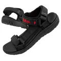 Lee Cooper Damensandalen [LCW-24-34-2615L] Klettverschluss NEU Schwarz