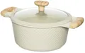 RESTO Kitchenware Bratentopf Ran, Kochtopf antihaftbeschichtet und spülmaschinenfest, Aluminiumguss (2-tlg), Geeignet für alle Herdarten, auch Induktion, im Geschenkkarton