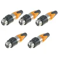 3-Poliger, Wasserdichter XLR-Mikrofon-Audiostecker, XLR-Symmetrischer Kopf,4173