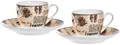 Ritzenhoff & Breker Espresso-Set Crema | 4-teilig | 90 ml | Porzellan