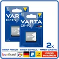 2x VARTA Lithium Photo Batterie 6V CR-P2 I DL223 I CR17-33 I 6204 I CRP2