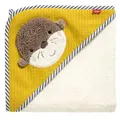 Fehn Kapuzenbadetuch Otter Theo – Bade-Poncho aus Frottee mit Kapuze und niedlichem Otter Theo Motiv – saugstark & kuschelweich – für Babys und Kleinkinder ab 0+ Monaten