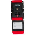 Abus Kofferband 620TSA/192 ROT - für USA reisen - TSA - Zahlencode - 192cm