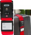 TSA Combination Lock Strap for Suitcase & Bag USA Travel Red