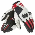 Dainese Mig C2 Motorradhandschuhe, schwarz-weiss-rot, Größe XL für Männer