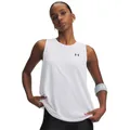 Under Armour Damen Tech Tank Top, (100) weiß/schwarz, Mittel