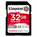 Kingston Canvas React Plus (32 GB, SDHC, U3, UHS-II) (SDR2/32GB)