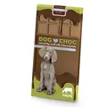 duvoplus, Dog Choc Tripes 100 Gramm, Leckerlis für Hunde, Schokoladentafel, ohne Zucker und ohne Kakao, leckerer Schokolatriegel für Ihren Hund, europäische Premium-Qualität