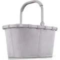 reisenthel carrybag, Einkaufskorb, Korb, Picknickkorb, Cord Grey, 22 L, BK7084 - Grau