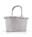 Reisenthel CARRYBAG Einkaufskorb Einkaufstasche faltbar Grau Cordoptik 22 Liter