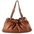 AIGNER Lavinia Schultertasche Leder 45 cm  braun
