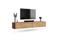 Planetmöbel TV-Board WEST TV Board 200 cm (2 x 100 cm) (TV Lowboard, Fernsehschrank hängend oder stehend), Fernsehtisch 2x 100cm breit