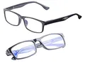 infactory Brille Blaufilter: 2er Pack Bildschirm-Brille mit Blaulicht-Filter, 0 Dioptrien (Laptop, die Blaulicht filtert, Senior Handy)
