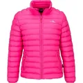 Blue Wave Damen Steppjacke Ornella mit Stehkragen - Gesteppte Jacke packable inkl. Packbeutel in Pink Größe 38 - Rosa - 38